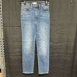 Madewell The Perfect Vintage‎ Jean Womens 27 Blue High Rise Straight Leg Denim